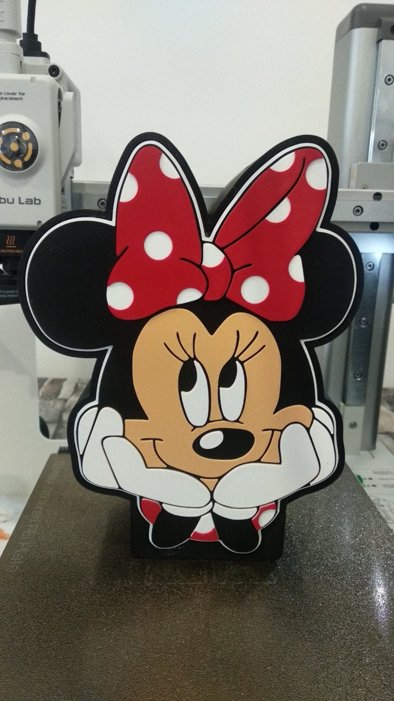 Minnie Mouse Beeldje - spaarpot, Ophalen of Verzenden, Mickey Mouse, Nieuw, Beeldje of Figuurtje