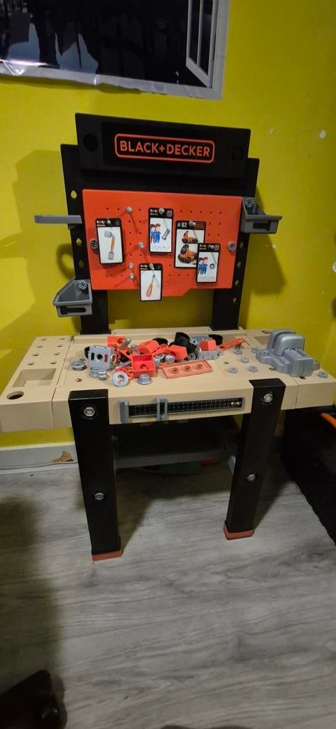 Black+Decker Werkbank voor Kinderen, Ophalen of Verzenden, Gebruikt, Jongen of Meisje