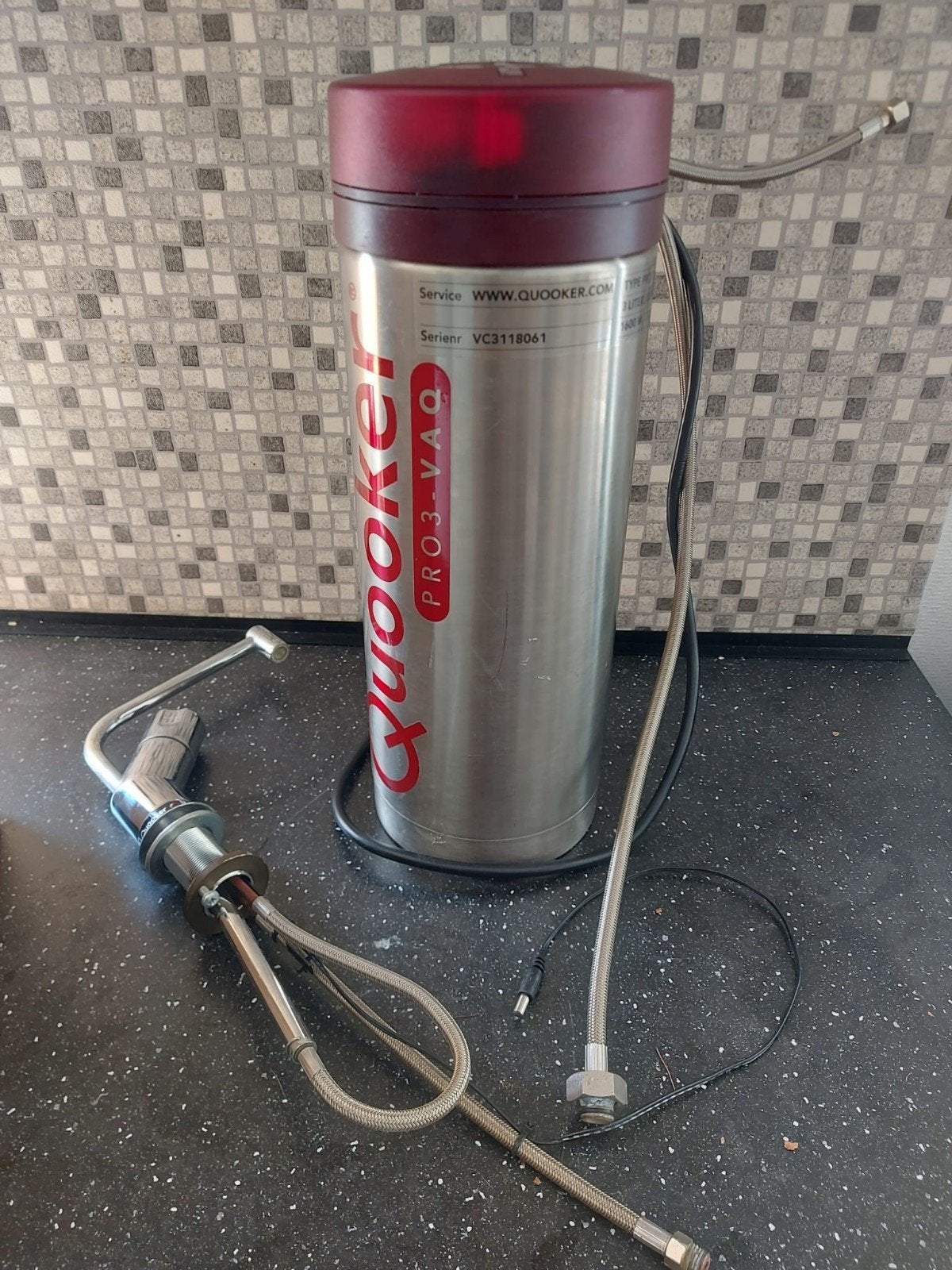 Quooker PRO3-VAQ boiler met kraan, Ophalen, Niet werkend