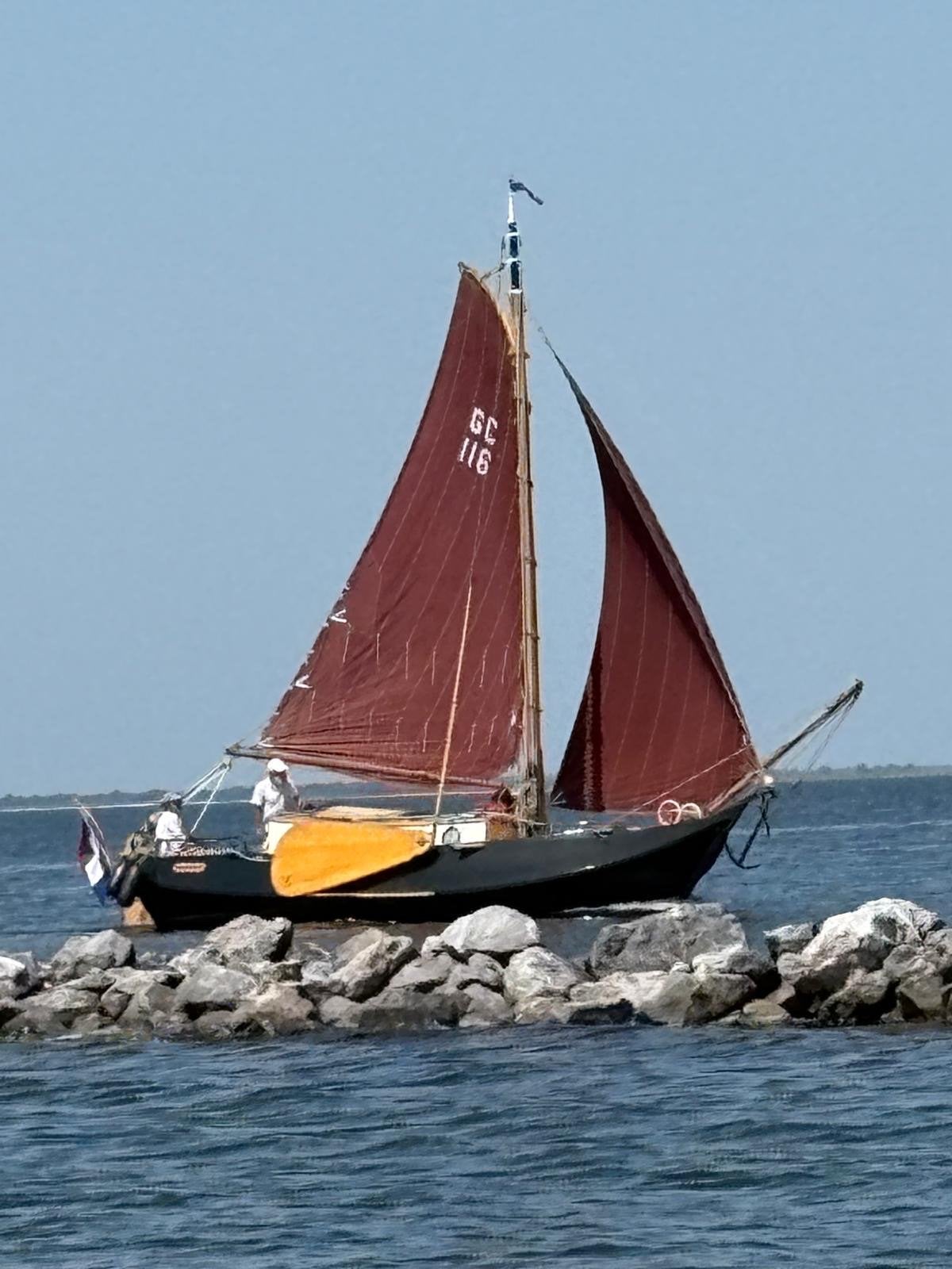 Grundel Kooiman en de Vries 8 meter, compleet uitgerust, Watersport en Boten, Ophalen, Overige merken, Binnenboordmotor, Diesel