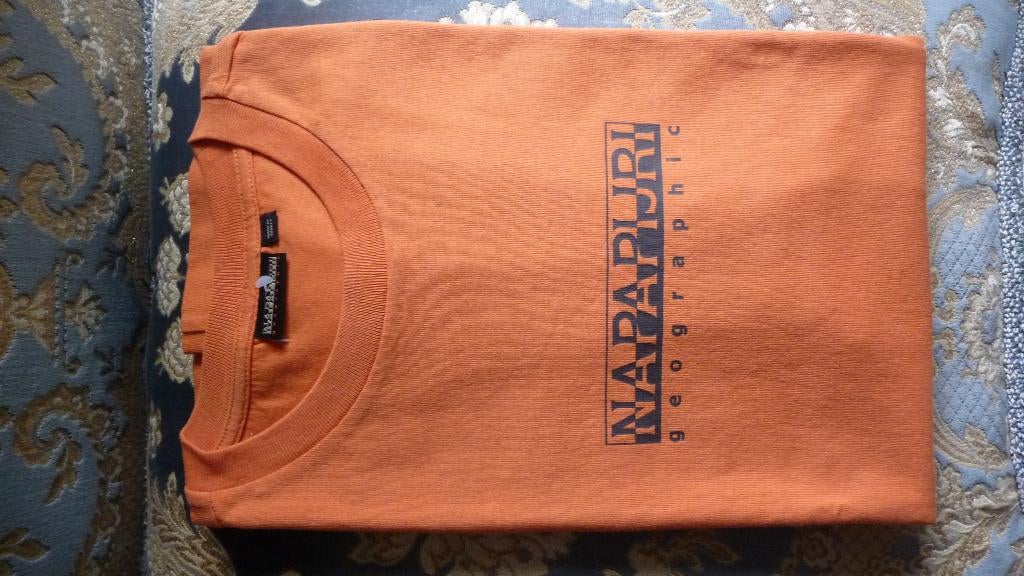 T-shirt Napapijri – L, Maat 52/54 (L), Nieuw, Oranje, Ophalen of Verzenden