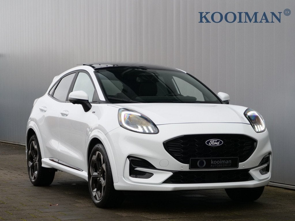 Ford Puma 1.0 EcoBoost ST Line Mild Hybrid 155 Pk Automaat A, Auto's, Ford, Automatische klimaatregeling, Wit, Bedrijf, 155 pk