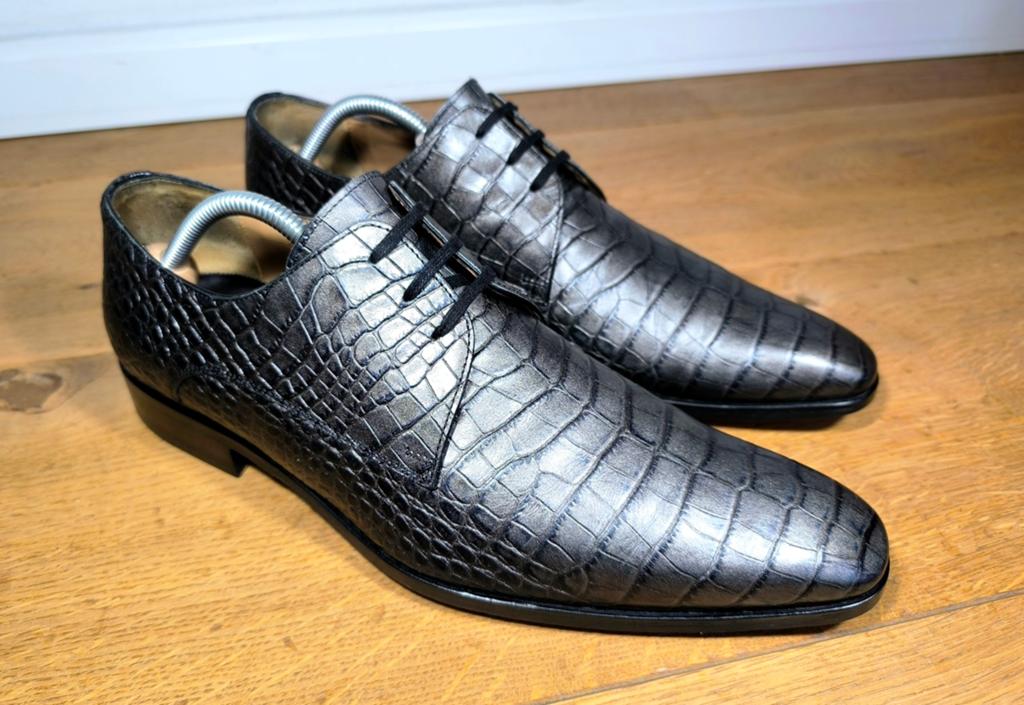 'Floris' van Bommel herenschoenen maat 10 / 44,5, Overige kleuren, Ophalen of Verzenden, Zo goed als nieuw, Van Bommel