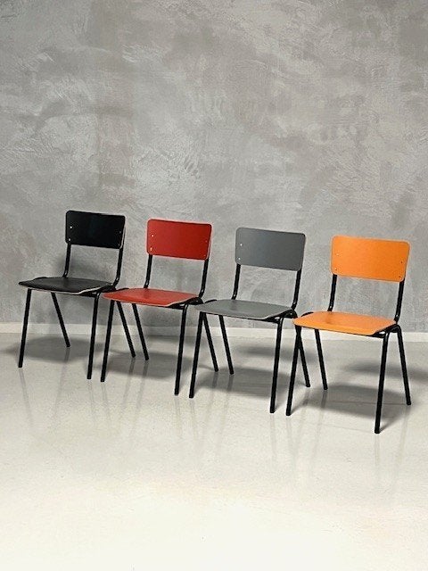 Retro eetkamerstoelen nieuw eethoekstoelen melamine prijs ps, Overige kleuren, ., Nieuw, Ophalen of Verzenden