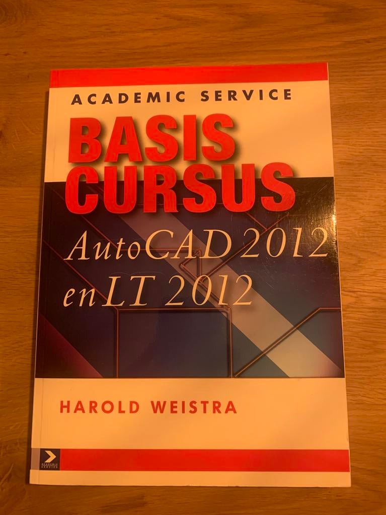 Harold Weistra - Basiscursus AutoCAD 2012 en LT 2012, Boeken, Informatica en Computer, Zo goed als nieuw, Ophalen of Verzenden