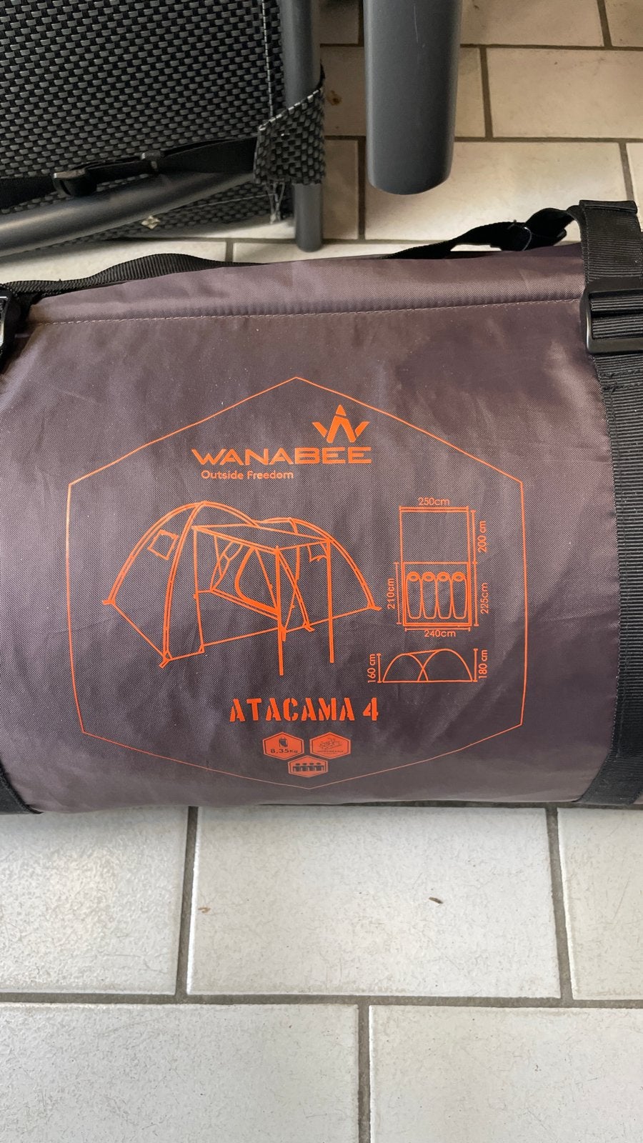3-persoons tent, Caravans en Kamperen, Ophalen, Gebruikt, Tot en met 3