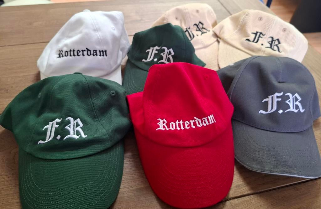 8 Caps met geborduurde teksten - Feyenoord Supporters, Ophalen of Verzenden