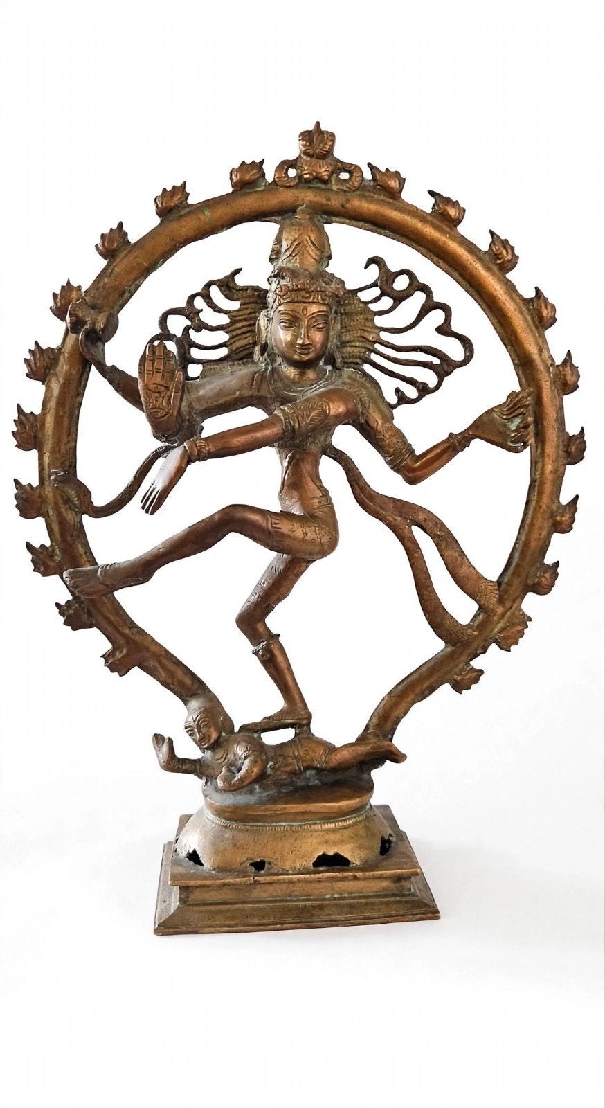 Dansend Shiva Nataraj  beeld, Brons, Ophalen of Verzenden