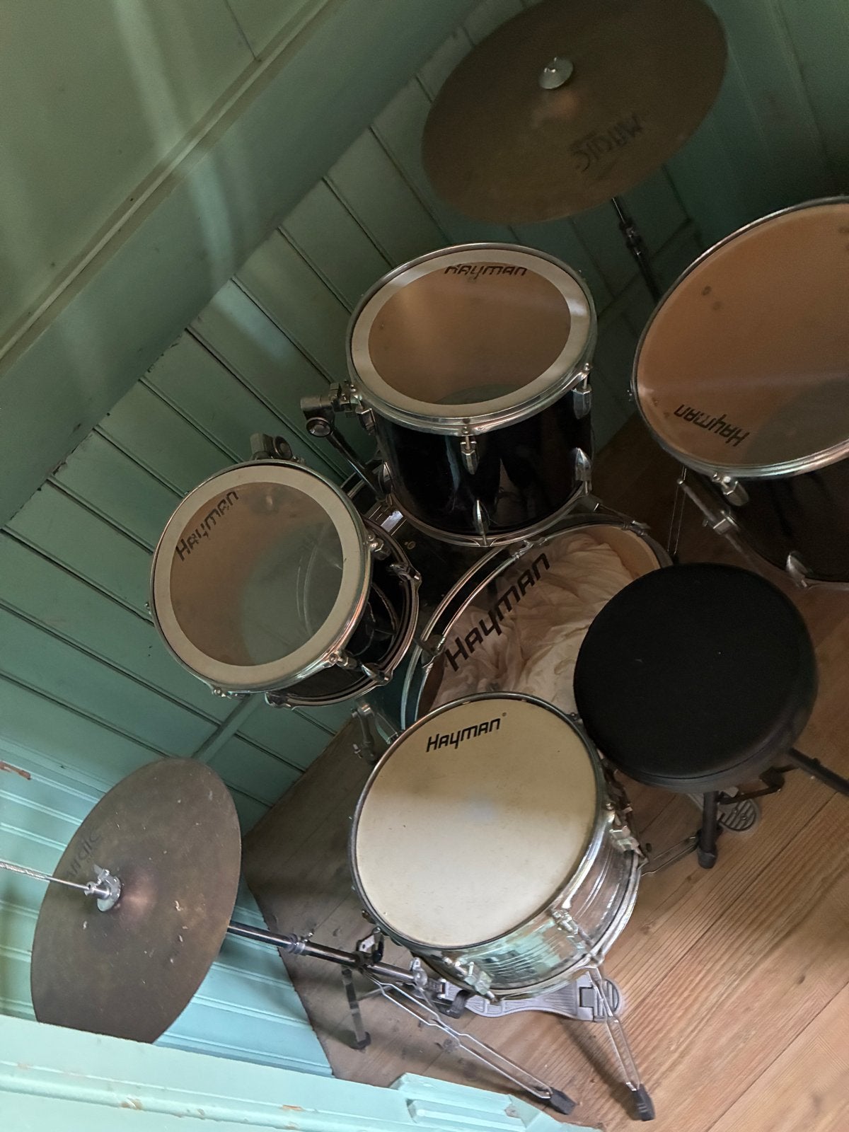 Hayman drumstel - Compleet en in goede staat, Ophalen, Gebruikt, Overige merken