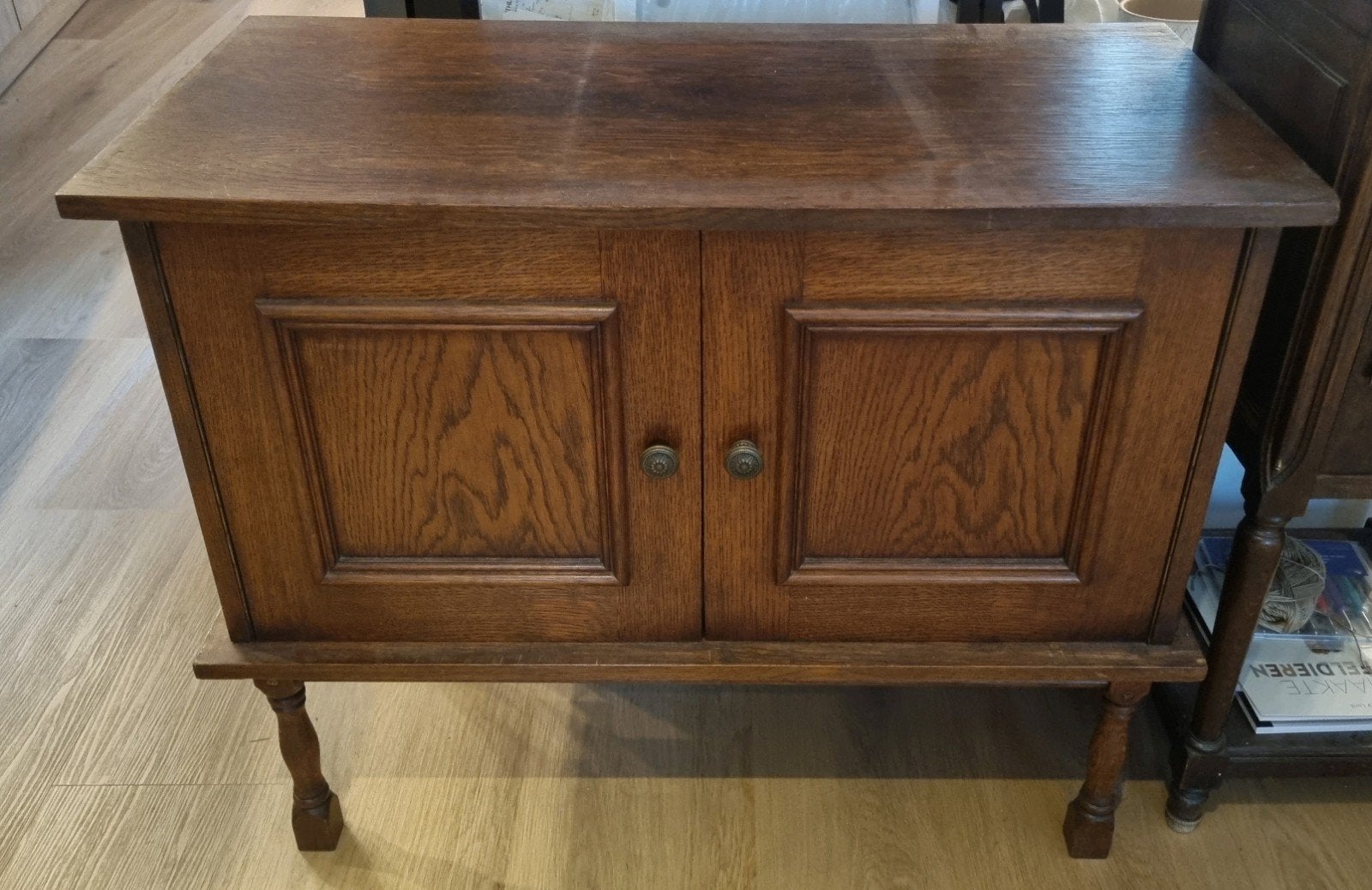 Authentiek vintage kastje beschikbaar voor overname, Ophalen, Vintage, 50 tot 100 cm, Zo goed als nieuw