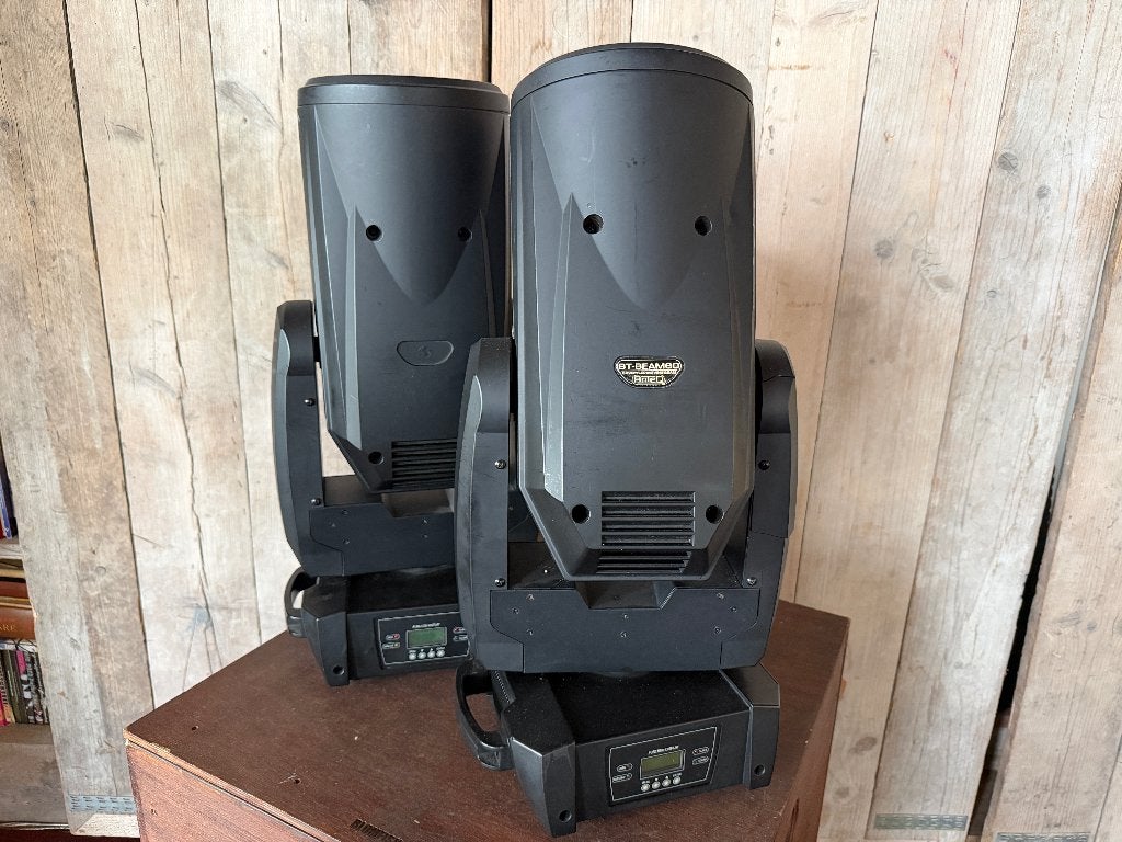Set van 2 x Briteq BT beam 60 Moving heads, Ophalen of Verzenden, Gebruikt, Licht, Kleur