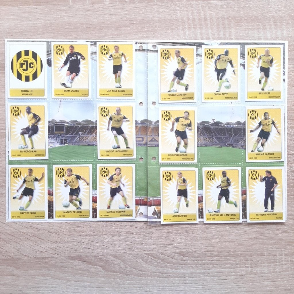 Roda JC voetbalplaatjes seizoen 2007-2008 in NIEUW staat!, Verzenden, Nieuw, Roda JC, Poster, Plaatje of Sticker