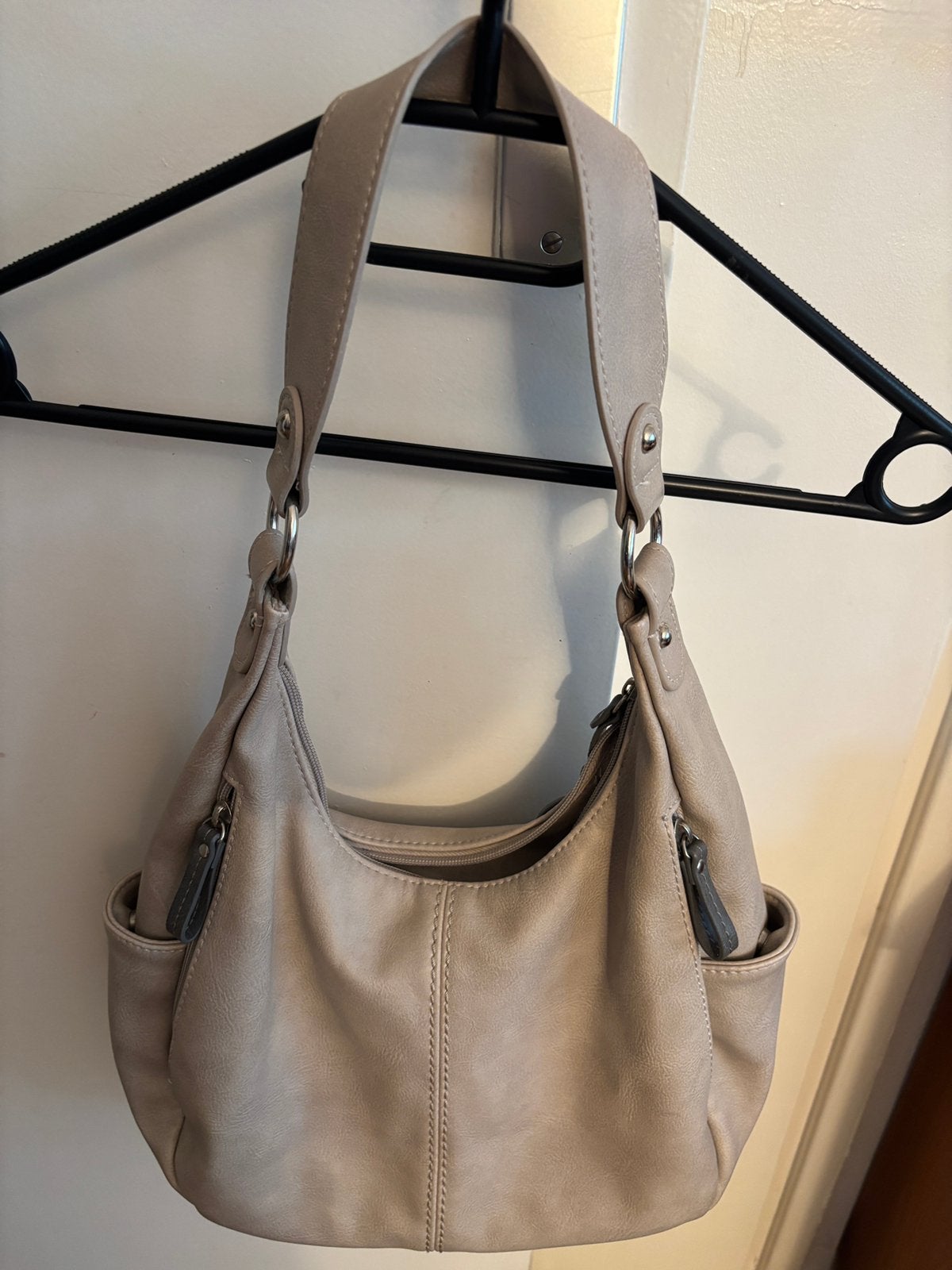 Dames handtas, Sieraden, Tassen en Uiterlijk, Ophalen of Verzenden, Zo goed als nieuw, Beige, Handtas
