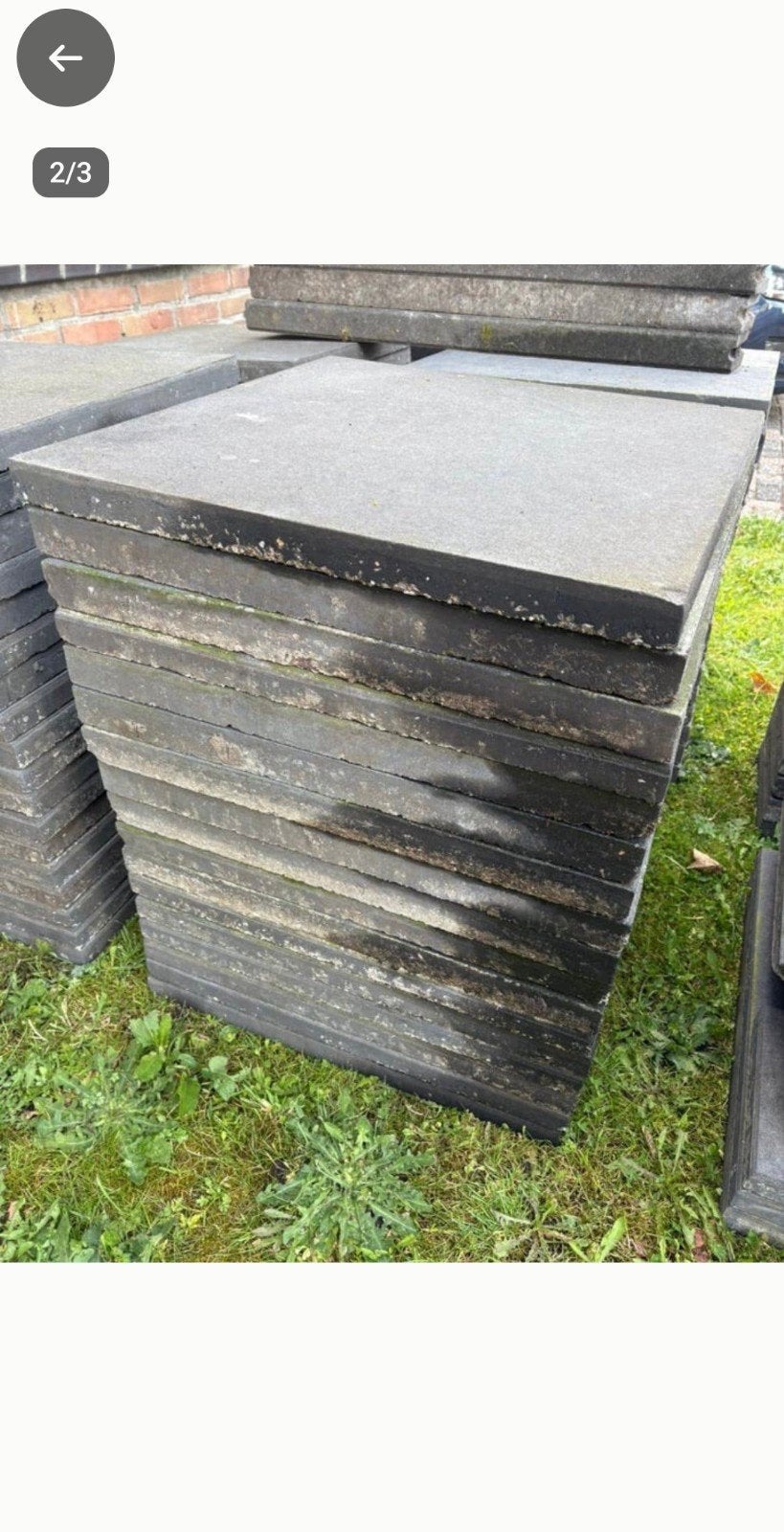 GEZOCHT: tegels, Tuin en Terras, Tegels en Klinkers, Ophalen, Gebruikt, 10 m² of meer, Beton