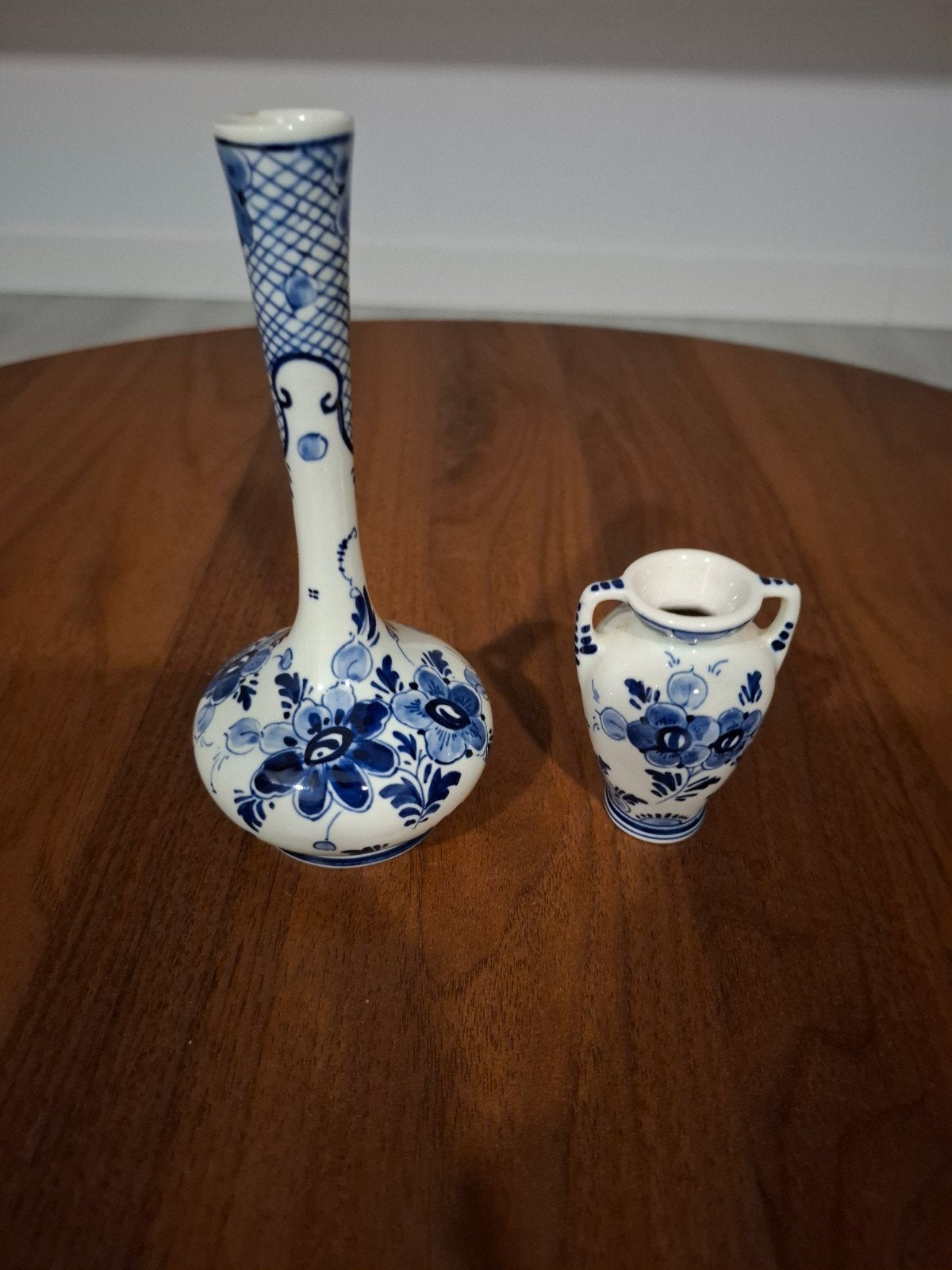 Delfts Blauw Regina vazen set - Hojama, Ophalen of Verzenden