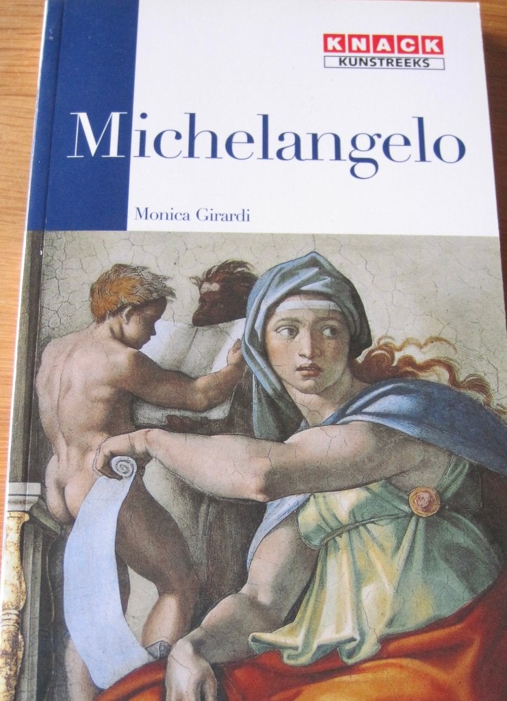 Monica Girardi - Michelangelo - leven en werken  -  2006, Beeldhouwkunst, Ophalen of Verzenden, Zo goed als nieuw, Monica Girardi
