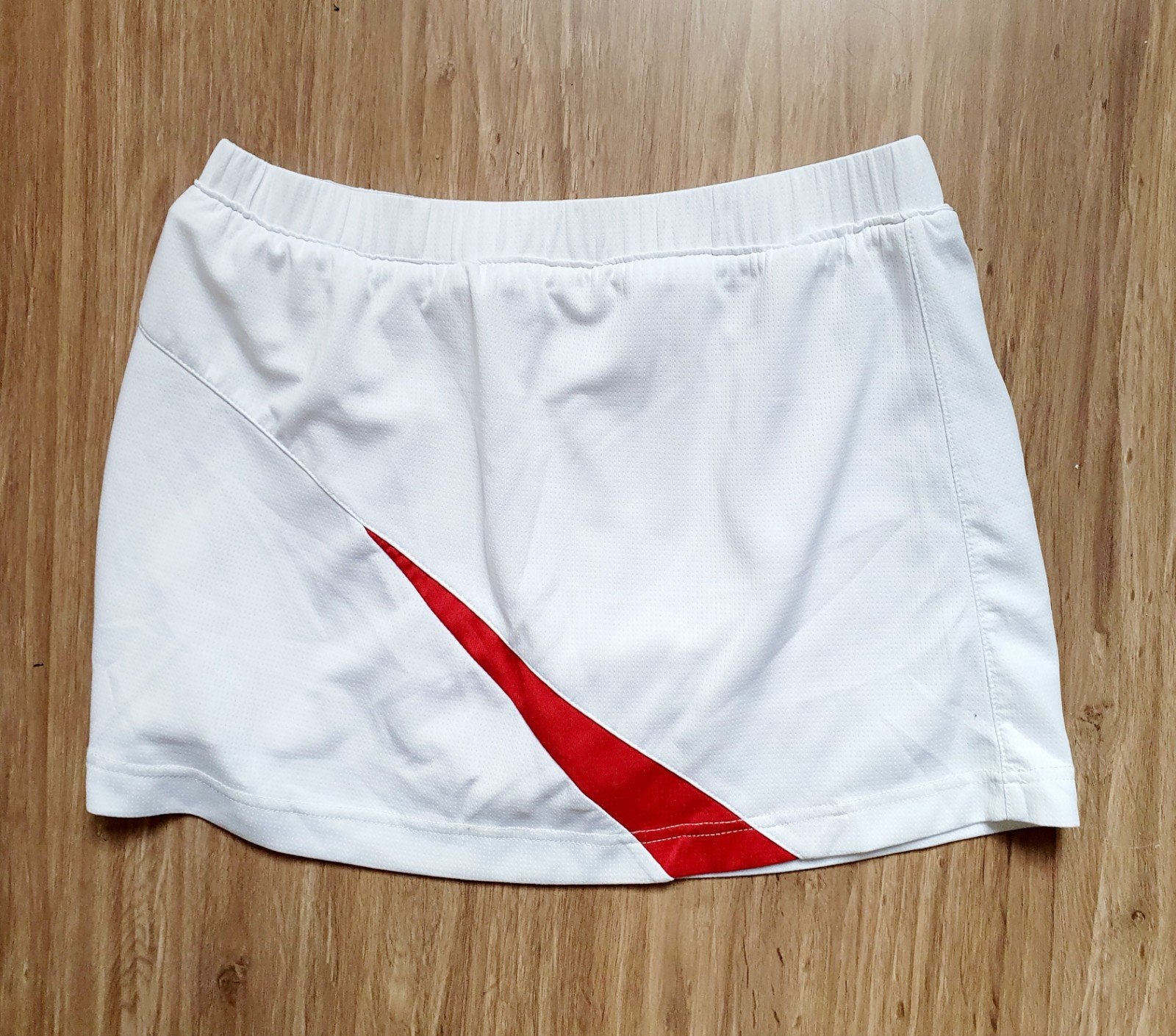 Witte tennis/sportrok met binnenbroekje - Maat L, Wit, Maat 42/44 (L), Ophalen of Verzenden, Gedragen