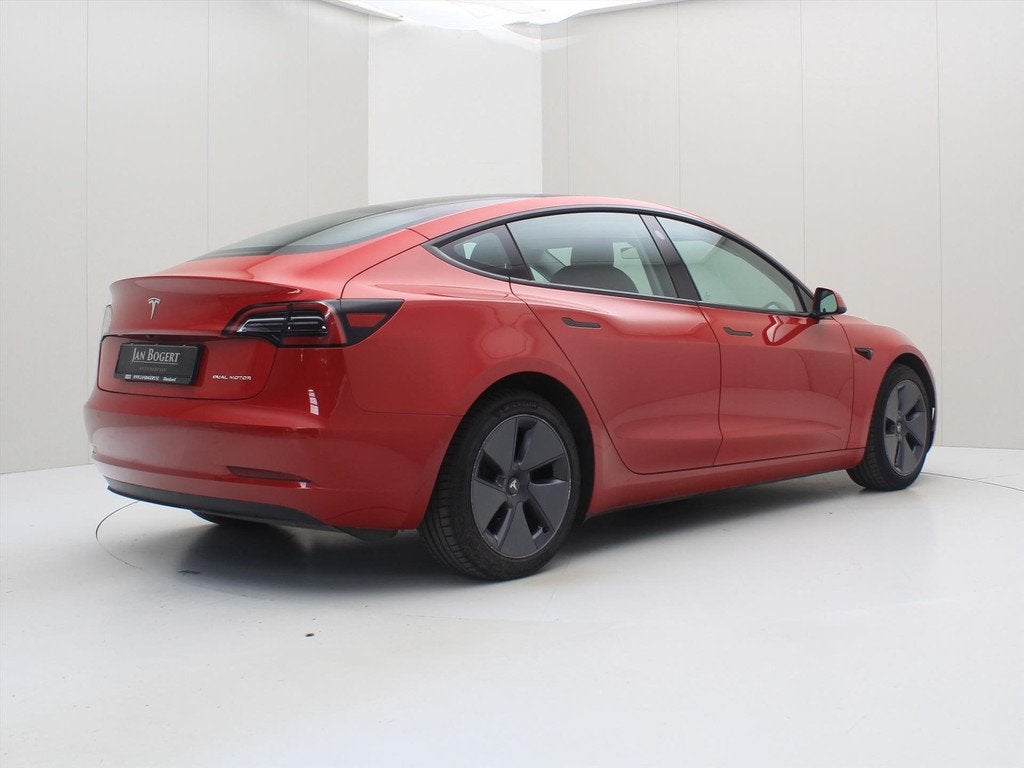 Tesla Model 3 Long-Range AWD 351pk 75 kWh UPGRADE [ WARMTEPO, Auto's, Tesla, Automaat, Gebruikt, Zwart, Adaptive Cruise Control