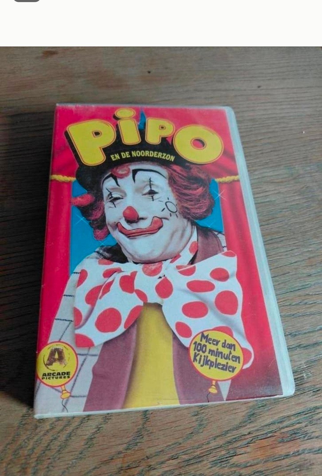Pipo de clown en de noorderzon videoband., Ophalen of Verzenden, Gebruikt, Kinderprogramma of -film, VHS