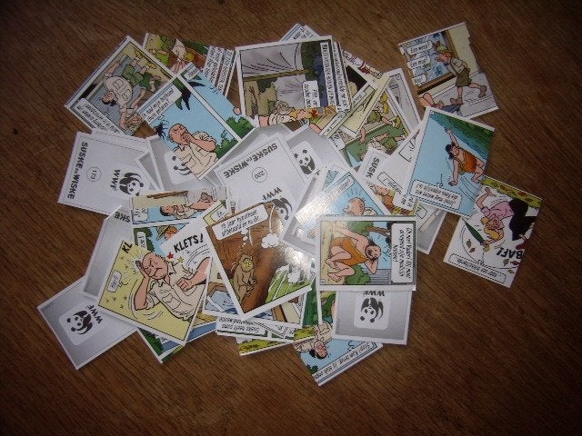 Suske en Wiske stickers album WWF De venijnige vanger 2009, Ophalen of Verzenden, Suske en Wiske, Nieuw, Beeldje of Figuurtje