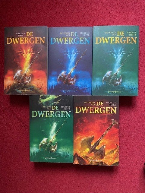 MARKUS HEITZ DE DWERGEN IN GOEDE STAAT,MOOIE GROTE PAPERBACK, Boeken, Ophalen of Verzenden, Gelezen
