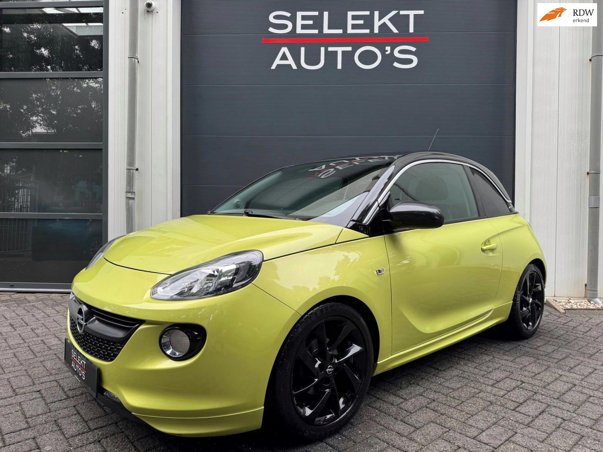 Opel ADAM 1.4 Slam 101 Pk Climate/Cruise/Bluetooth/Leder/17, Gebruikt, Zwart, 4 cilinders, 4 stoelen