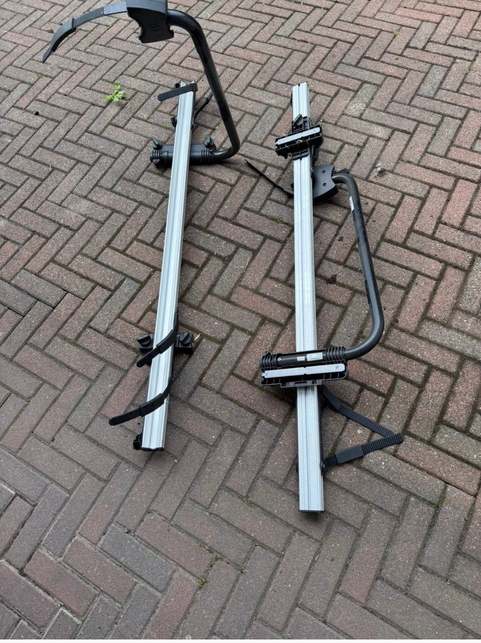 Twee fietsendragers mercedes en opvouwbare dakkoffer, Ophalen of Verzenden, Gebruikt