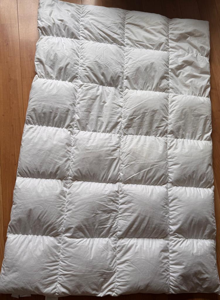 Eenpersoons donzen dekbed 140x200 cm, anti-huisstofmijt, Huis en Inrichting, Slaapkamer | Beddengoed, Ophalen, Eenpersoons, Wit