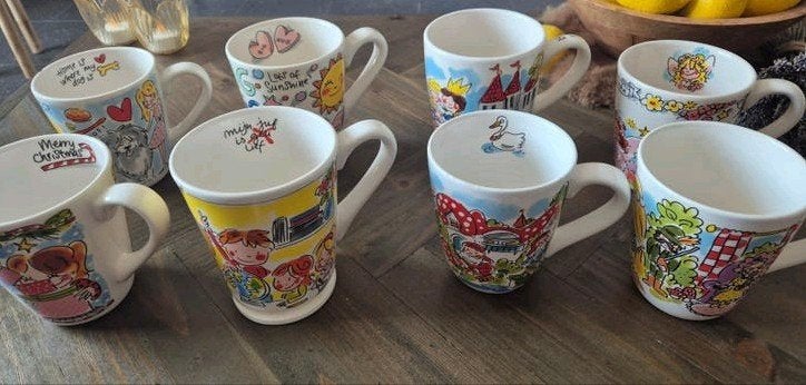 Blond Amsterdam mokken - Efteling, Kerst, XL, Huis en Inrichting, Keuken | Servies, Ophalen of Verzenden, Aardewerk, Blond Amsterdam