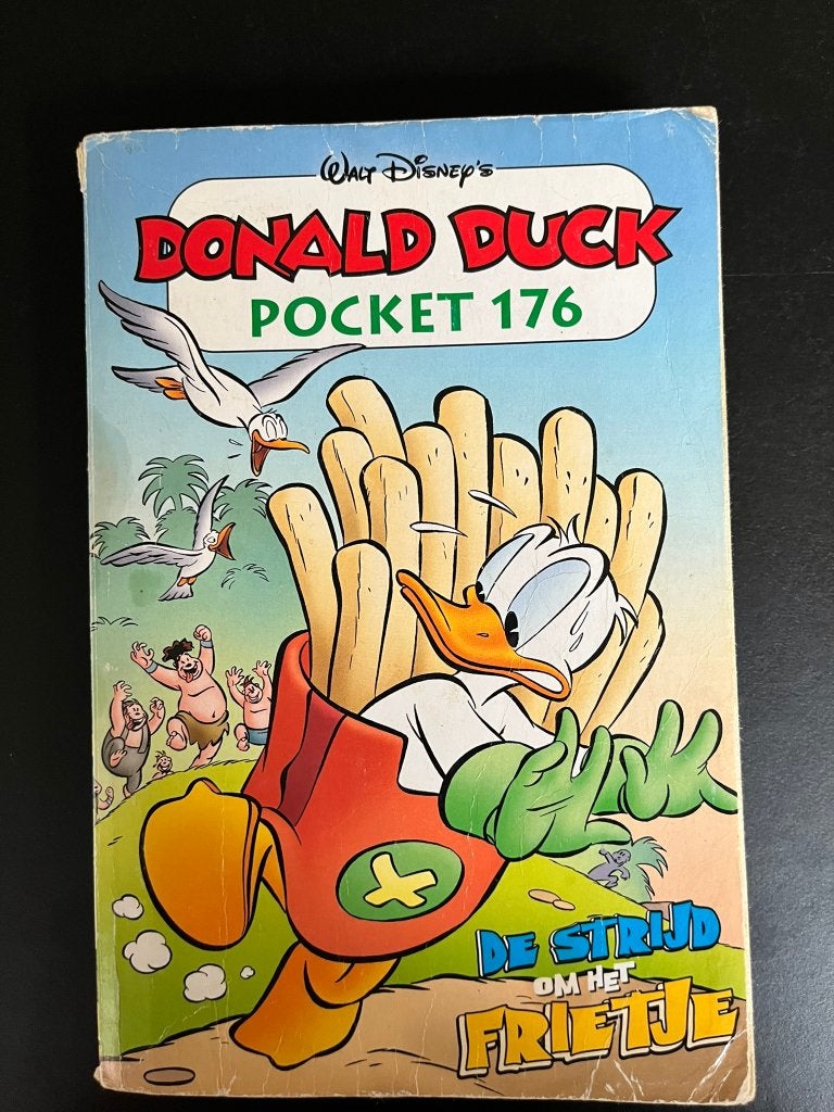 Donald Duck Pocket 176 - De strijd om het frietje, Eén stripboek, Ophalen of Verzenden, Gelezen