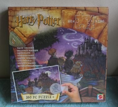 Puzzel Harry Potter met Toverdecoder, Verzamelen, Harry Potter, Ophalen of Verzenden, Zo goed als nieuw, Actiefiguurtje