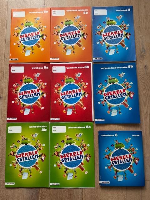 Bijles REKENEN GROEP 8 methode: wereld in getallen, Boeken, Ophalen of Verzenden, Nieuw, Wereld in getallen