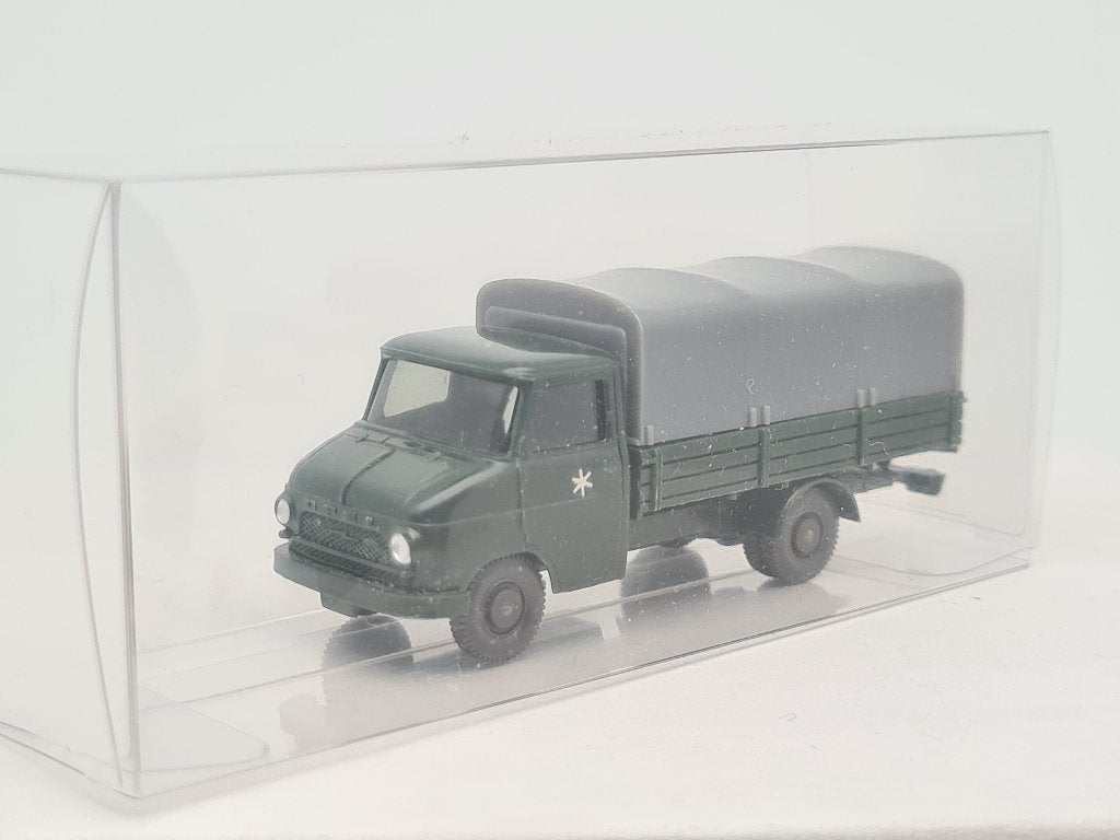 Opel Blitz Kurzhauber militair - Wiking 1/87, Verzenden, Zo goed als nieuw, Bus of Vrachtwagen, Wiking