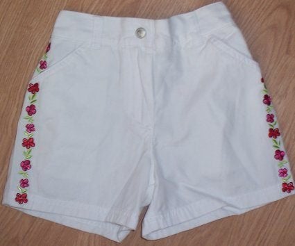Witte Gymboree meisjes short maat 104 NIEUW (3802) a, Kinderen en Baby's, Kinderkleding | Maat 104, Broek, Meisje, Gymboree, Nieuw