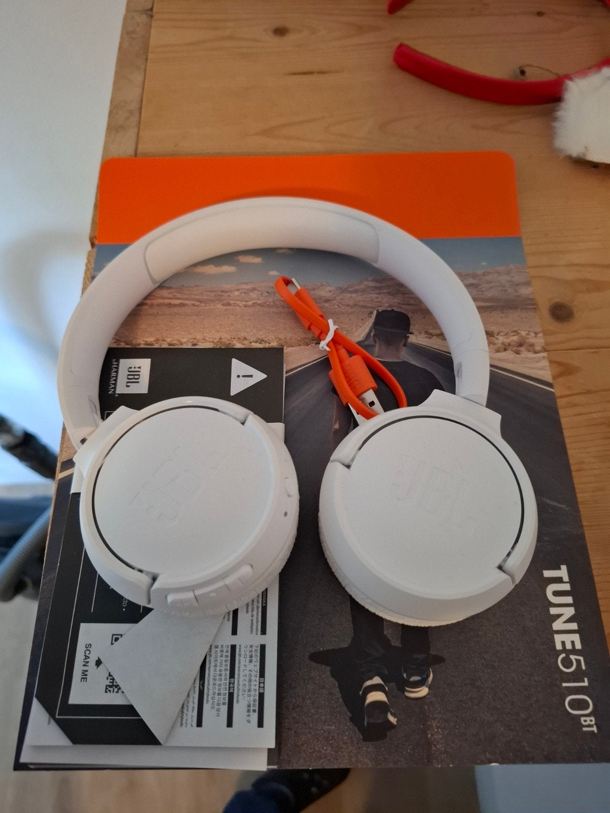 JBL Tune 510BT Draadloze On-ear Koptelefoon Wit, Ophalen of Verzenden, Zo goed als nieuw, Wit, JBL