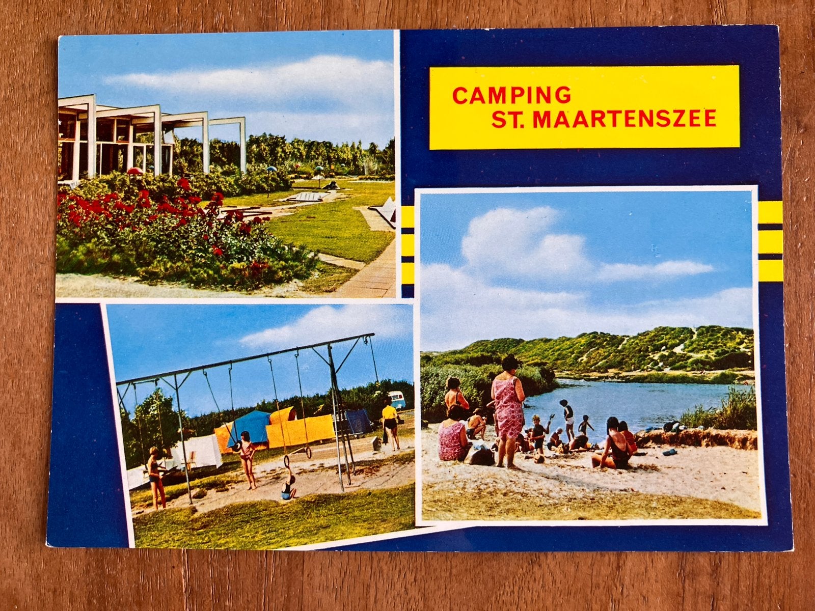 Vintage Ansichtkaart Camping St. Maartenszee (Ongelopen), Ophalen of Verzenden, 1960 tot 1980, Ongelopen, Noord-Holland