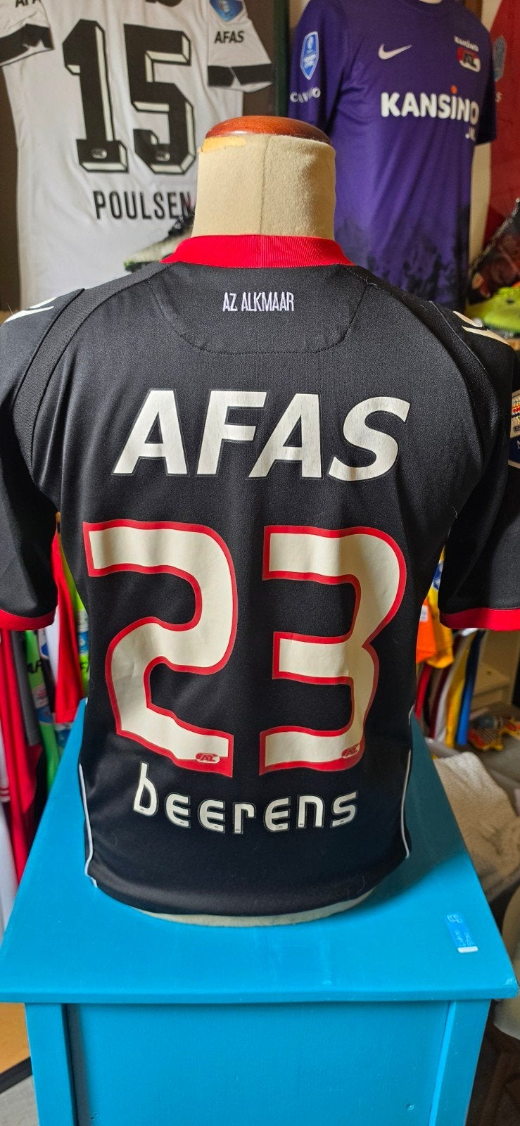 Matchworn AZ Alkmaar 3e shirt 2011/2012 - Beerens #23, Maat XL, Ophalen of Verzenden, Gebruikt, Shirt