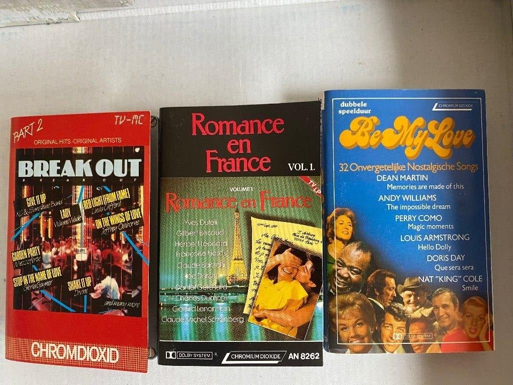 3 verzamel cassettes voor 1 prijs, Gebruikt, Origineel, Pop, Verzenden