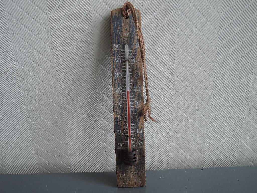 Vintage thermometer, Ophalen of Verzenden, Zo goed als nieuw, Binnenthermometer