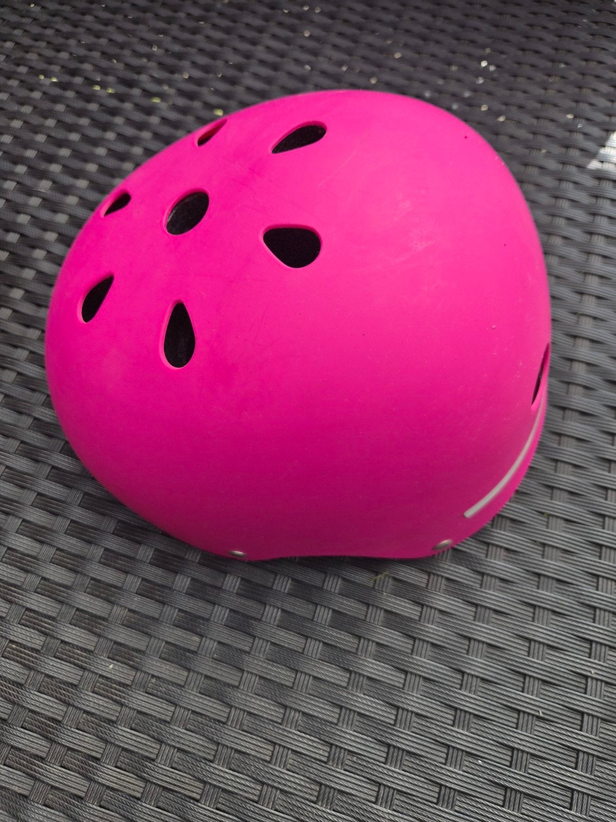 Roze fietshelm voor kinderen - Veilig en stijlvol!, Gebruikt, Onbekend, Jongen of Meisje, Overige maten