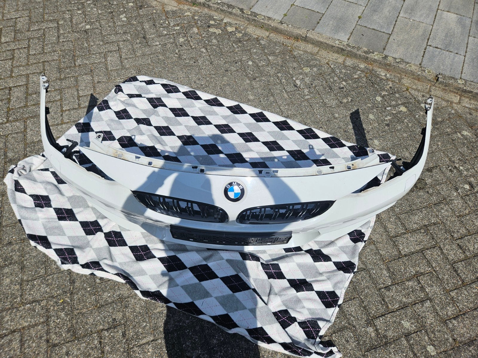 BMW 4 Serie M Performance Bumper F32 F33 F36 Alpine Wit, Auto-onderdelen, Gebruikt, Voor, Ophalen of Verzenden, Bumper