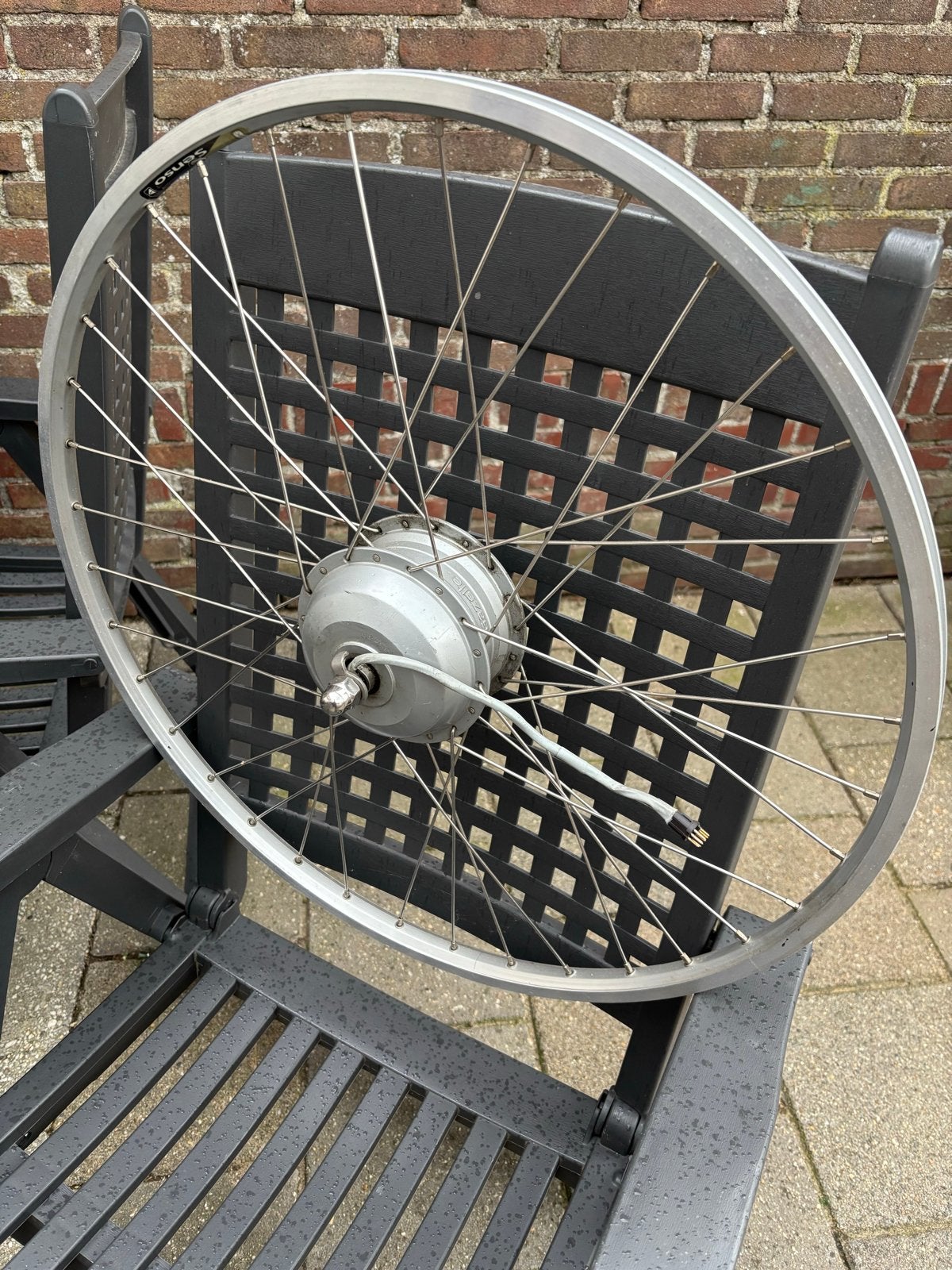 Gazelle Innergy Voorwielmotor - Gebruikt, Gebruikt, Ophalen of Verzenden, Aluminium, Elektrische fiets