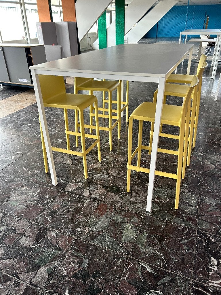 Partij: Pedrali Volt Barkrukken Geel – Design Archivolto, Ophalen, Kunststof, 60 tot 90 cm, Gebruikt