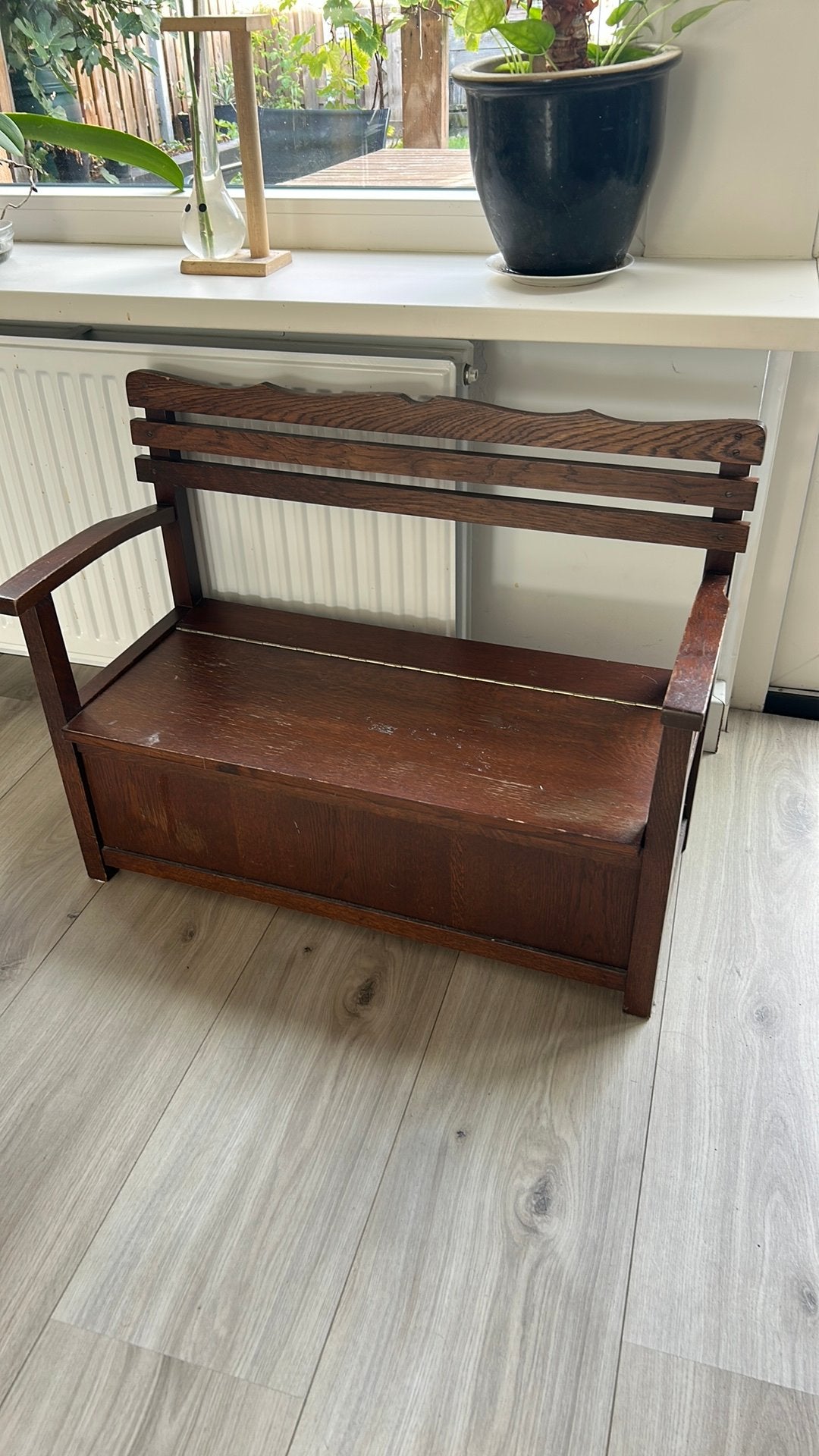Bankje met opbergruimte, Ophalen, 50 – 75, Minder dan 50 cm, Gebruikt