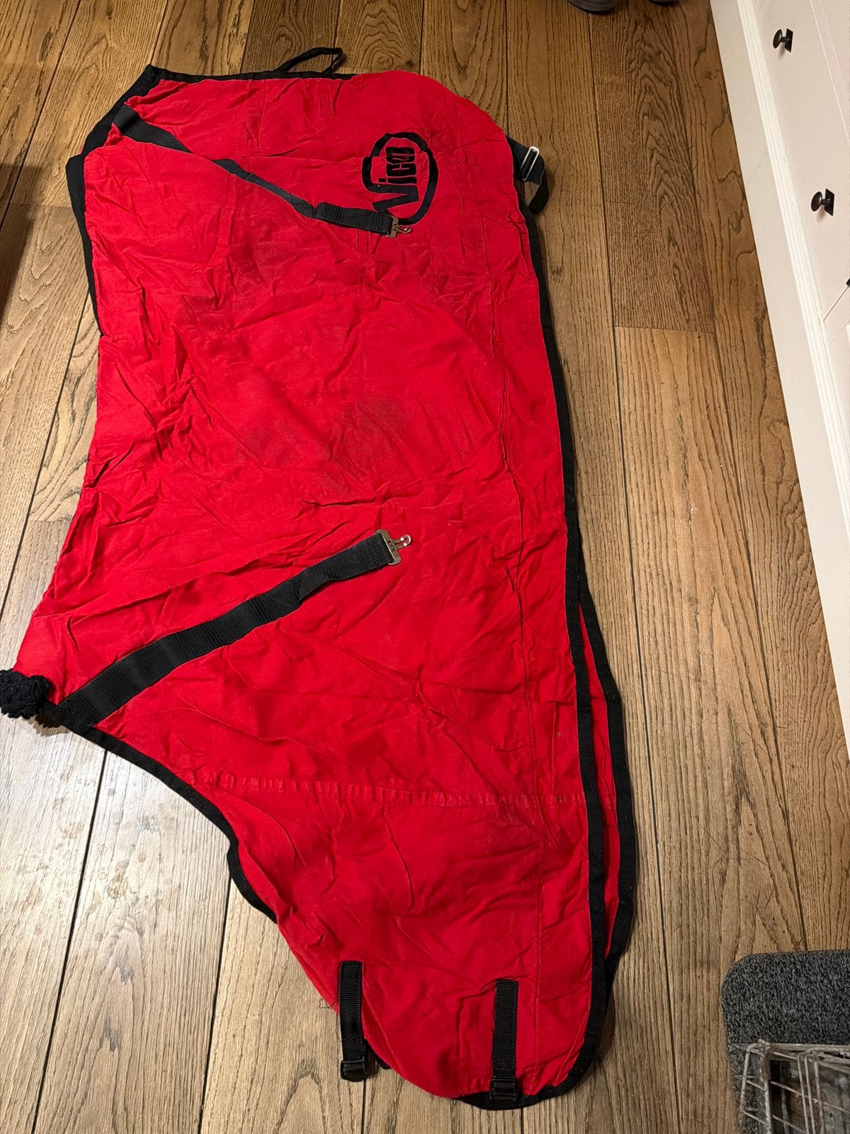 Winterdeken 185, Gebruikt, Katoen, Cob (M), Rood