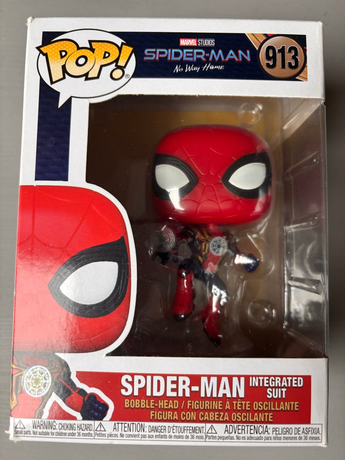 Funko Pop! Spider-Man Integrated Suit #913, Verzamelen, Ophalen of Verzenden, Zo goed als nieuw