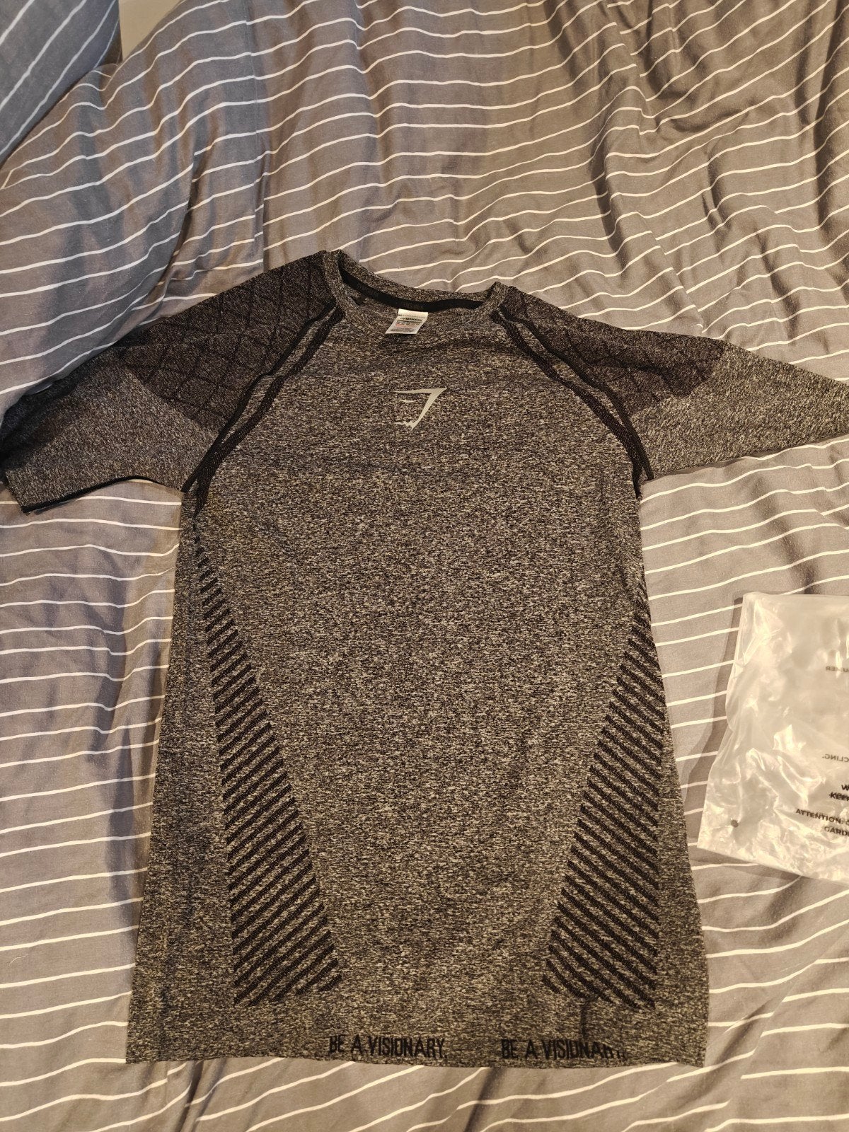 Gymshark Devant - Maat M - Zwart / Black, Fitness, Maat 48/50 (M), Nieuw, Ophalen of Verzenden