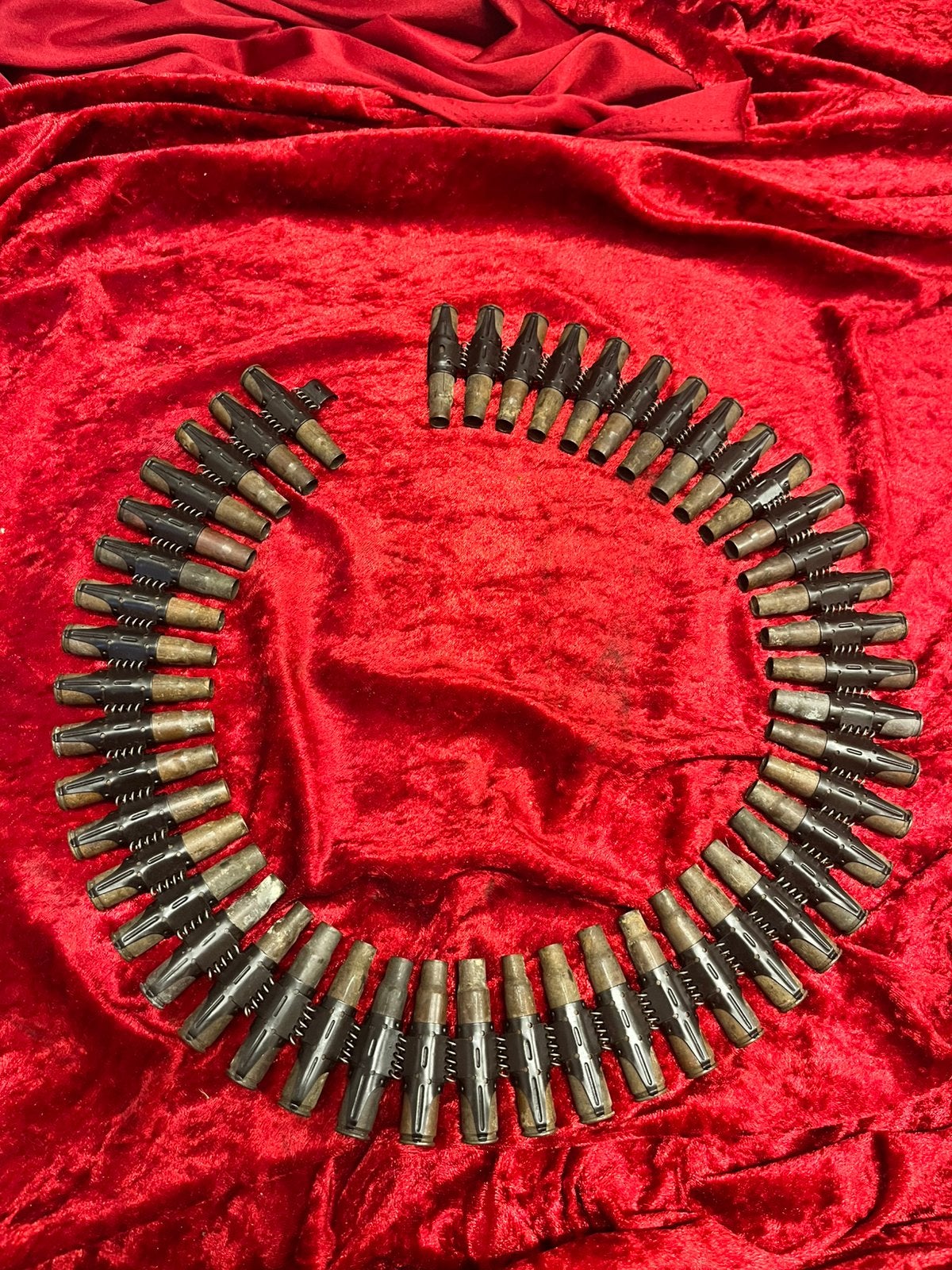 Munitieband mg34/42 wo2, hulzen p131 stempel, Ophalen of Verzenden, Duitsland, Hulzen of Bodemvondsten