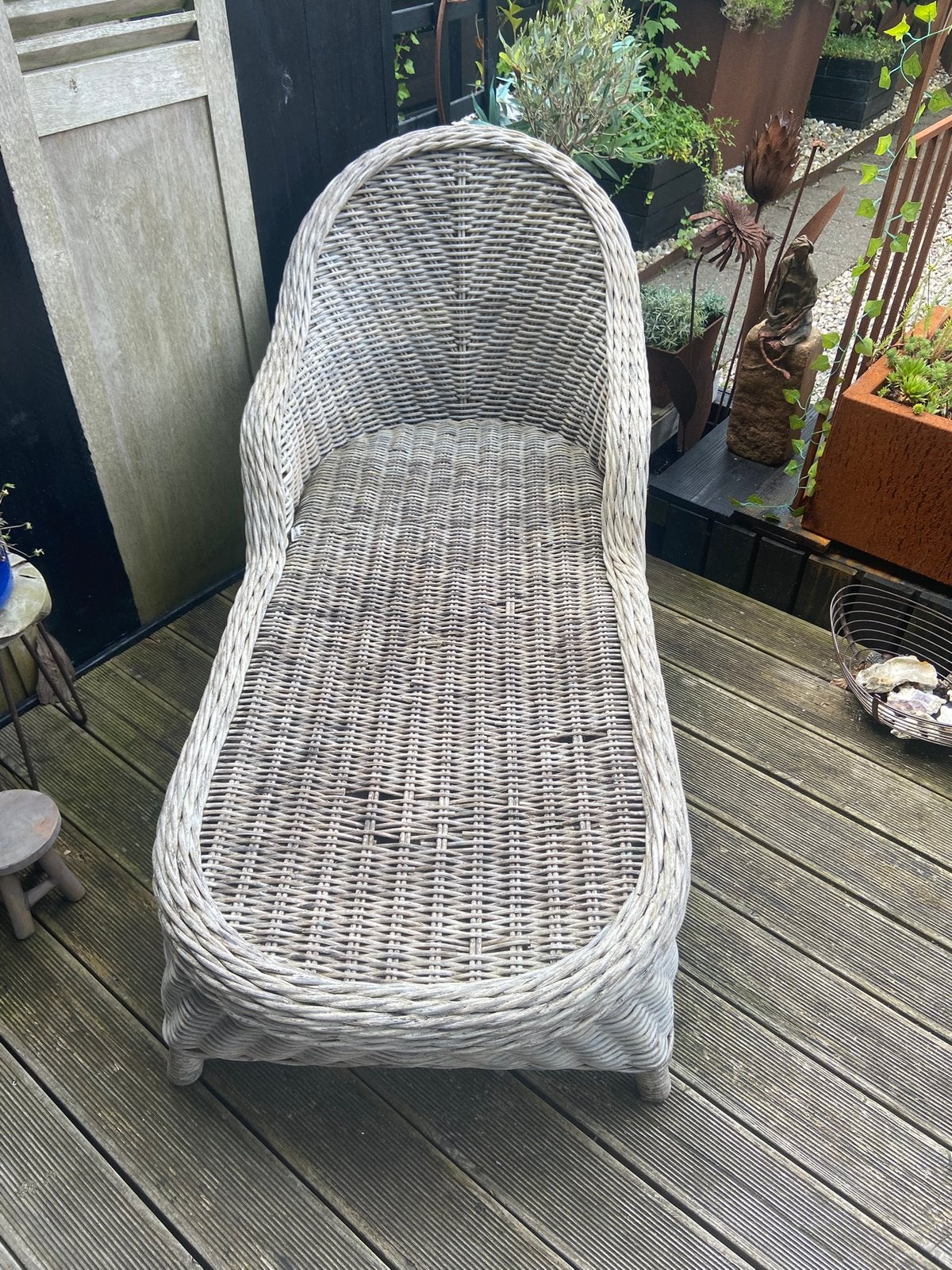 Zit/ligbed, Tuin en Terras, Ophalen, Zo goed als nieuw, Aluminium