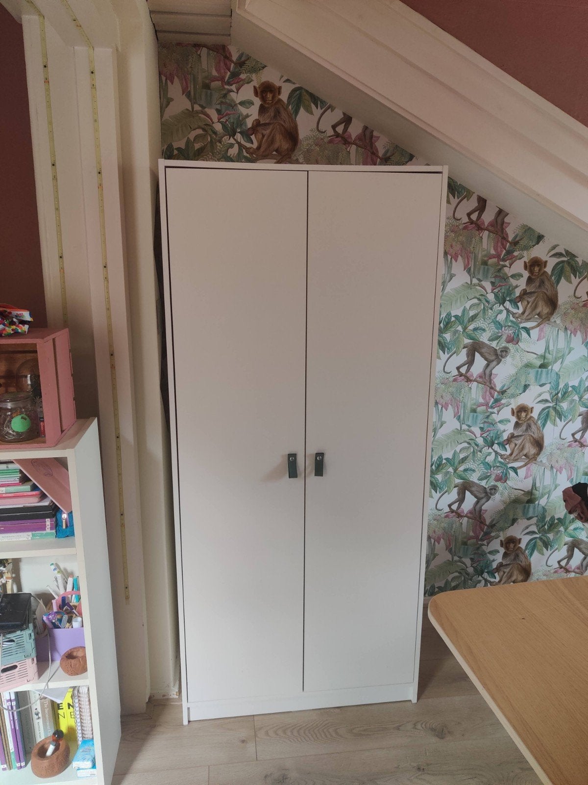 IKEA Kast met plank en hangstang, Ophalen, Met deur(en), Gebruikt, 50 tot 100 cm